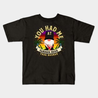 Gnome Had Me At Classic Rock Kids T-Shirt